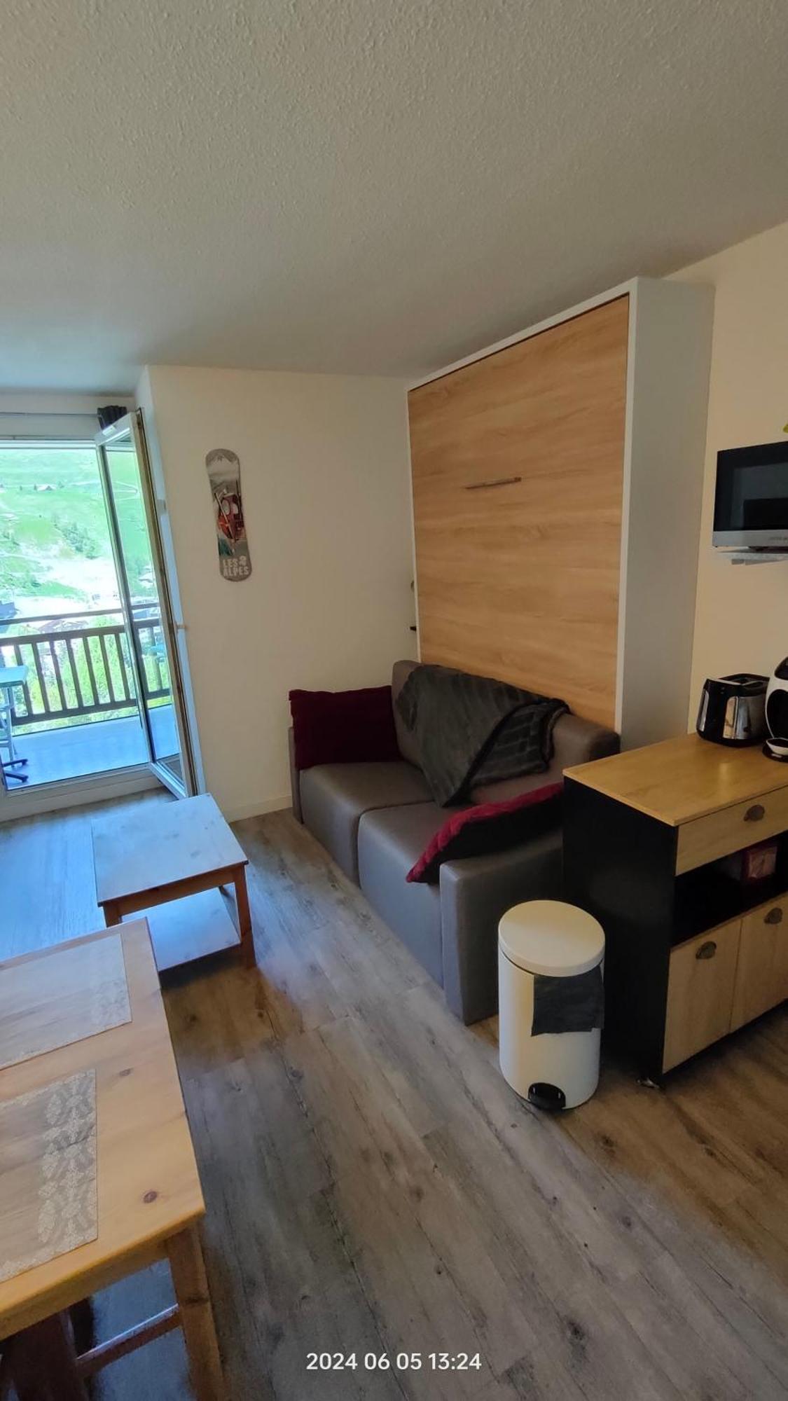 Studio Cabine 4 Pers Les2Alpes 21M² Les Deux Alpes Exterior foto